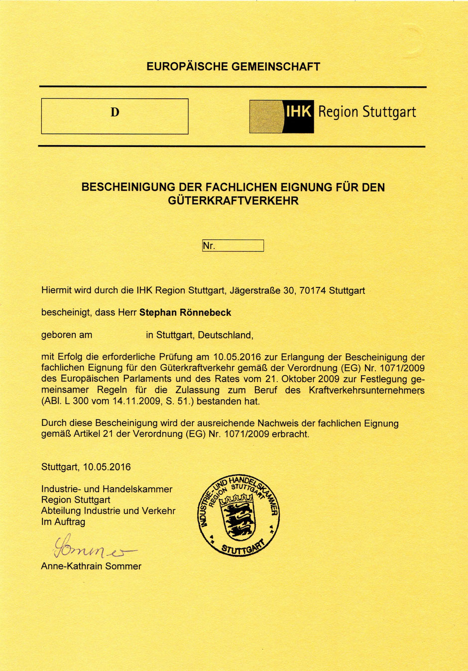 Zertifikate avrroennebeck Zertifikate avrroennebeck