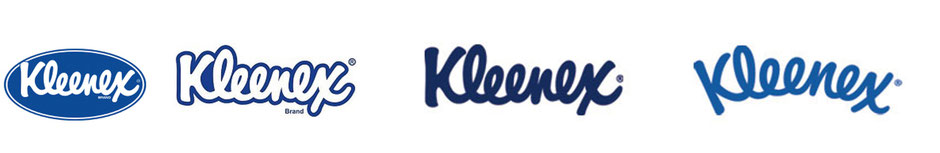 Evolución Logotipo de Kleenex con Christine Mau