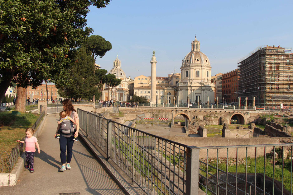 Rome with toddlers, children, kids