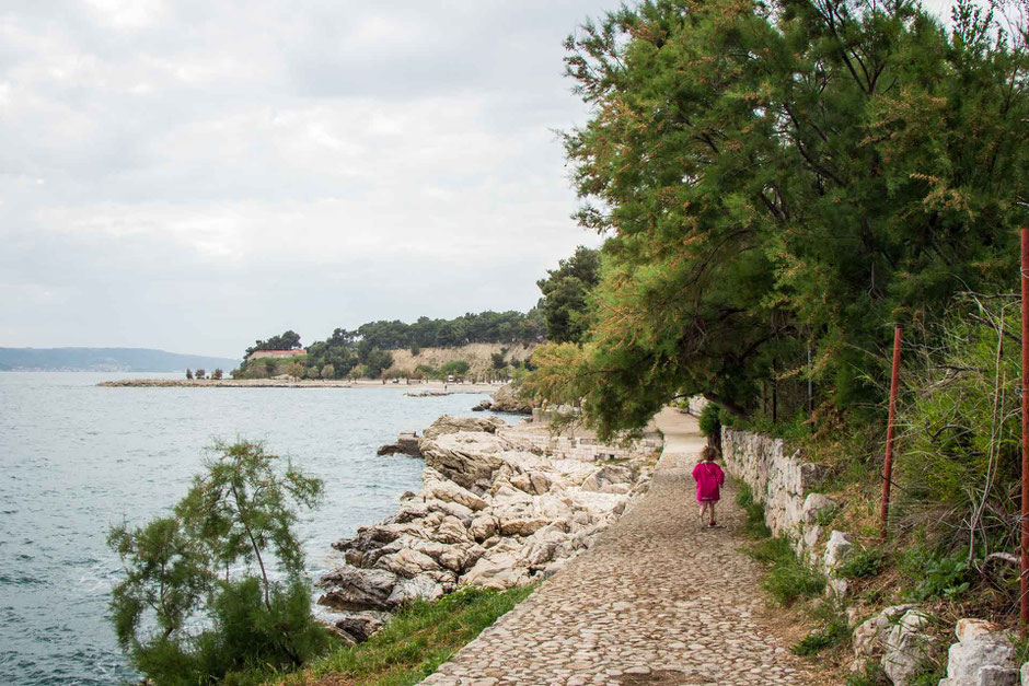 Jezinac beach in Split Croatia