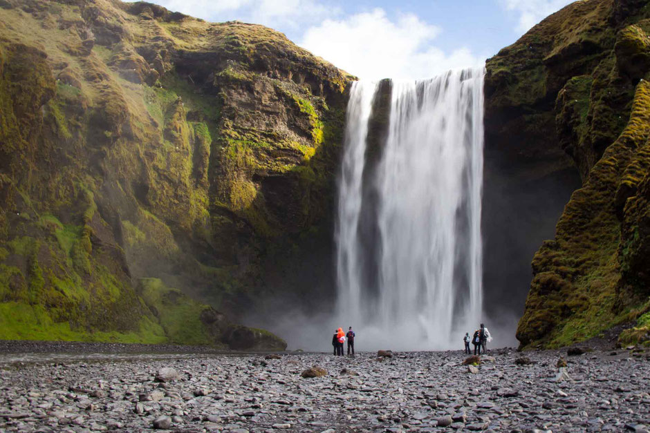 Skogafoss Waterfall and Hike with Kids