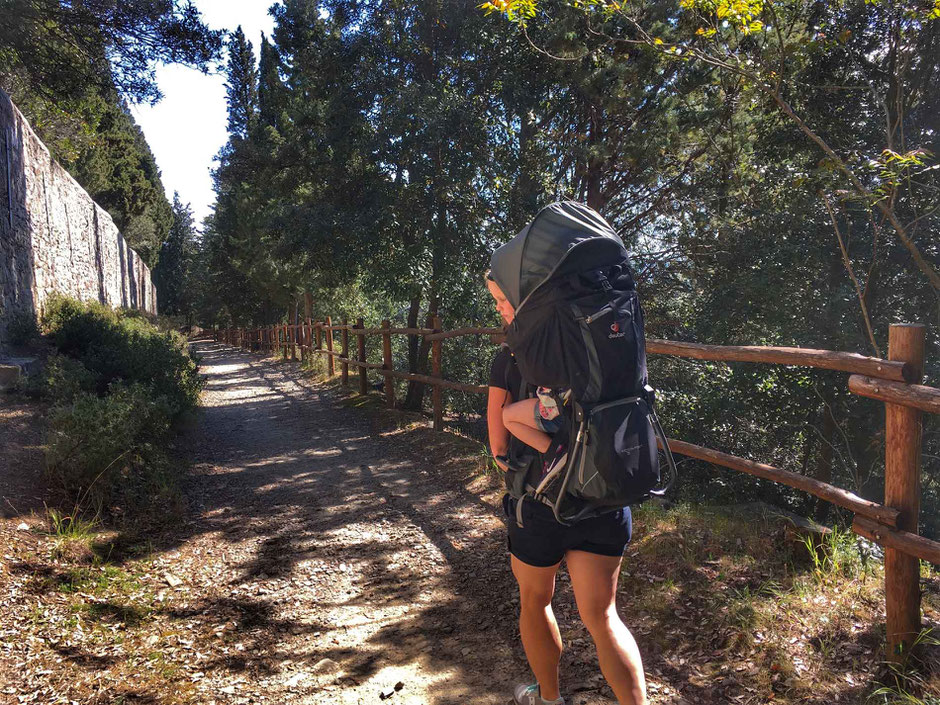 Hiking in Fiesole Italy With Kids