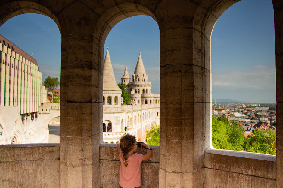 Fisherman's Bastion Budapest with kids