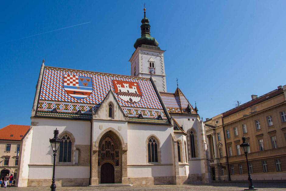 St. Mark's Church in Zagreb Croatia