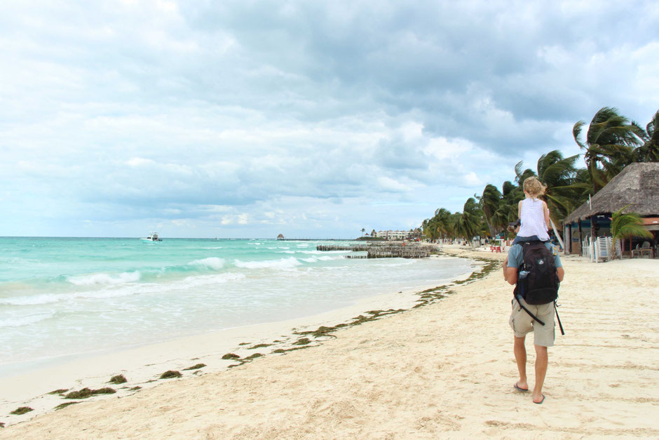Playa Norte Isla Mujeres Mexico with kids
