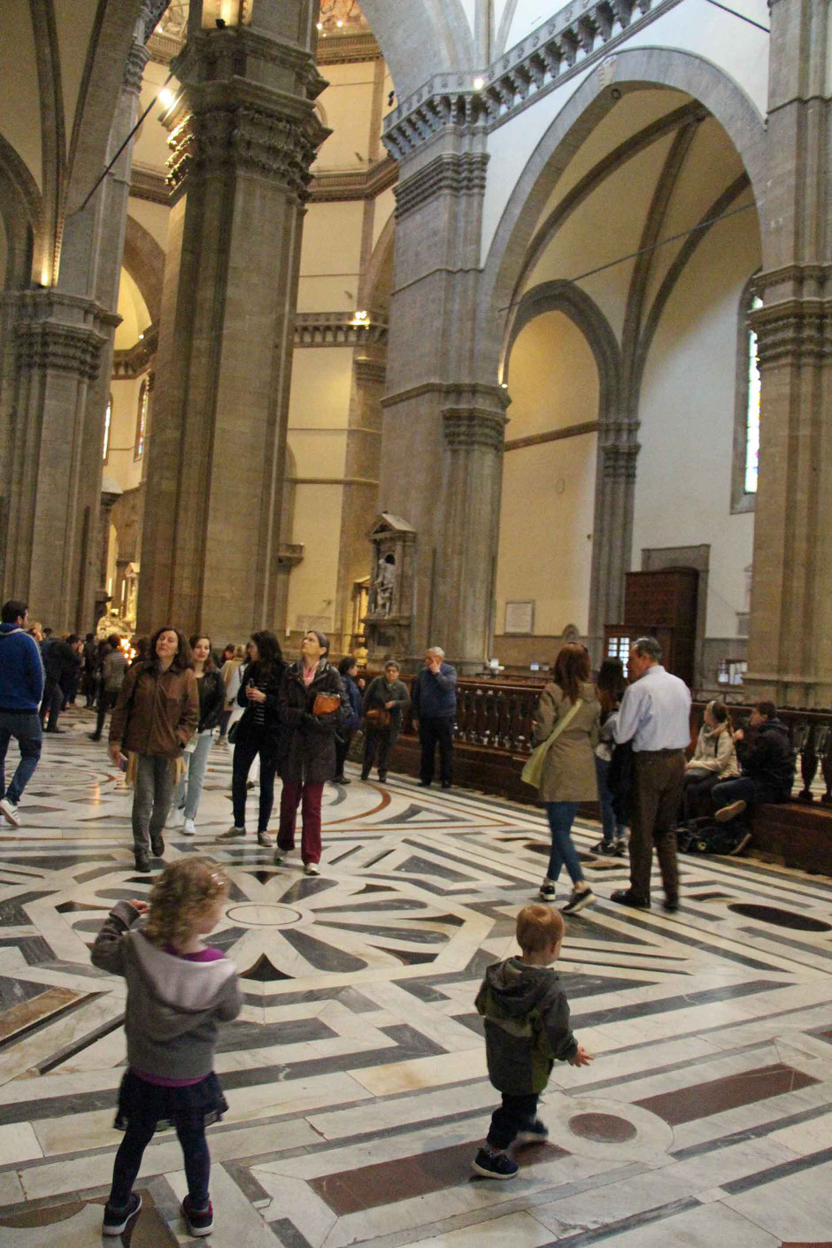 Cattedrale di Santa Maria del Fiore Florence Italy With Children