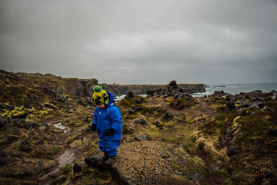 Hike Arnastapi to Hellnar Snaefellsnes Peninsula Iceland with kids