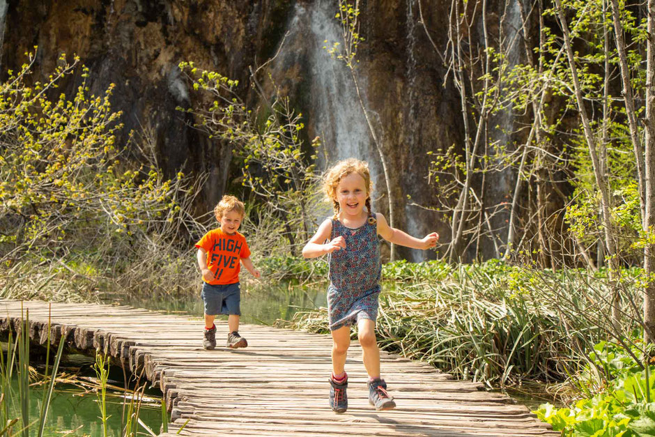 Plitvice Lakes Croatia with Small Kids