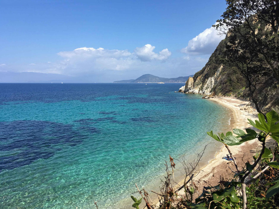 Beaches on the Island of Elba Italy