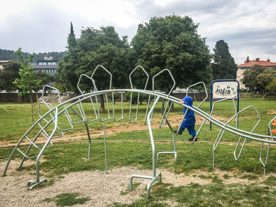 Zvoncac playground and park in Split Croatia