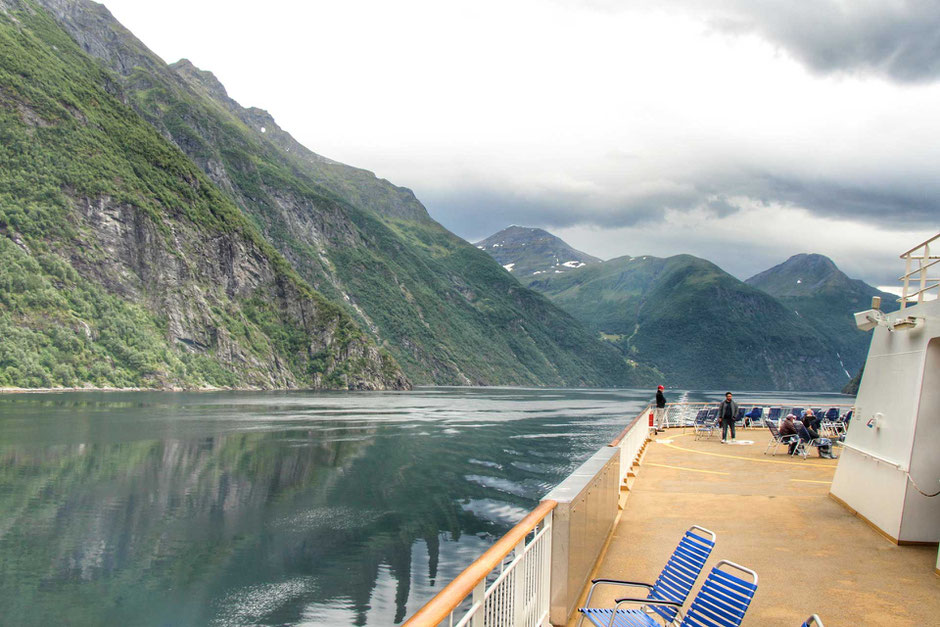 Hurtigruten voyage Alesund to Geirangerfjord Norway