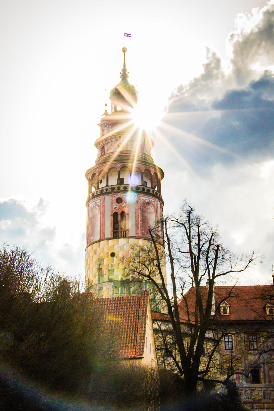 what to do in cesky krumlov - The Castle Tower is the most famous symbol of Český Krumlov.