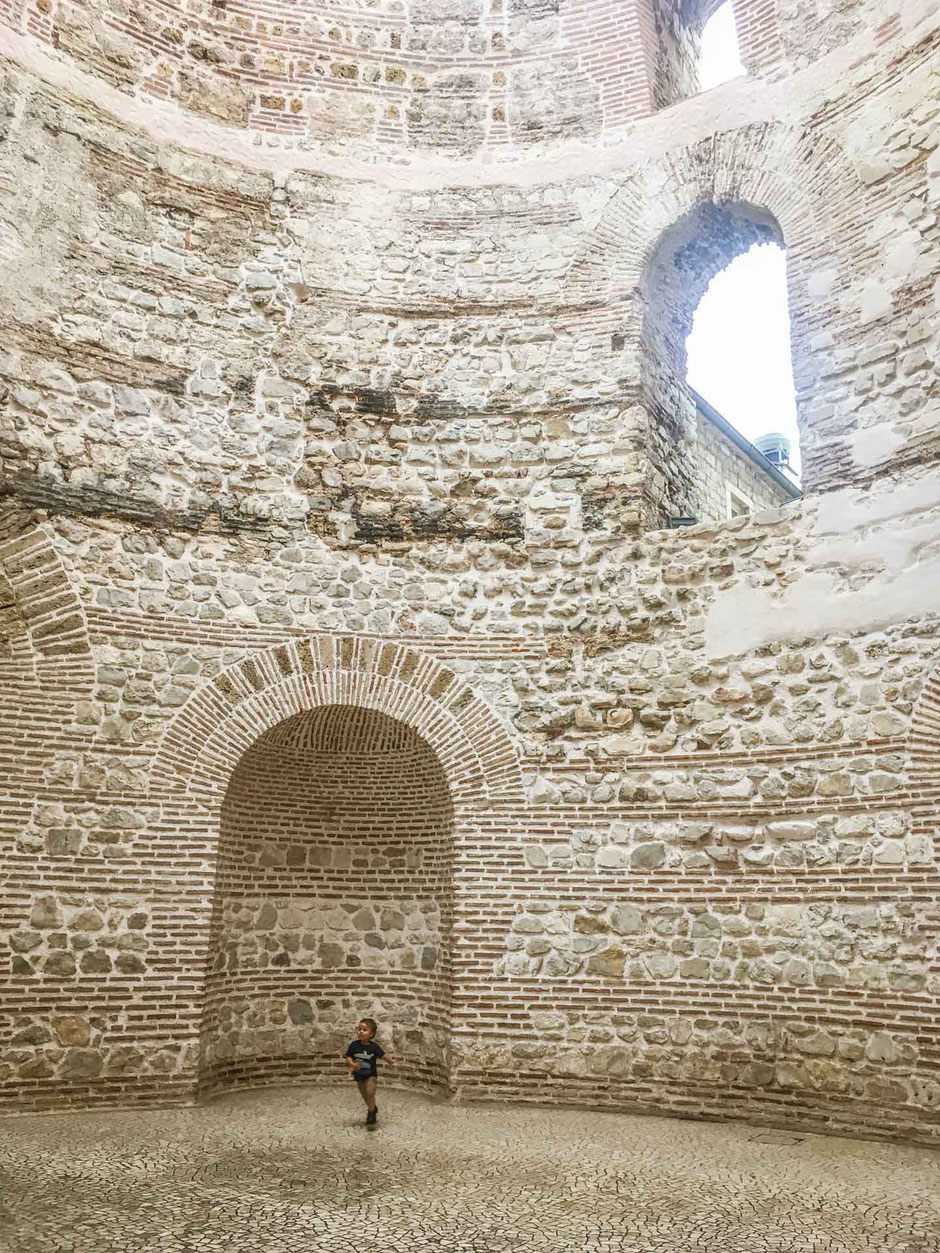 Vestibule in Split Croatia with Kids