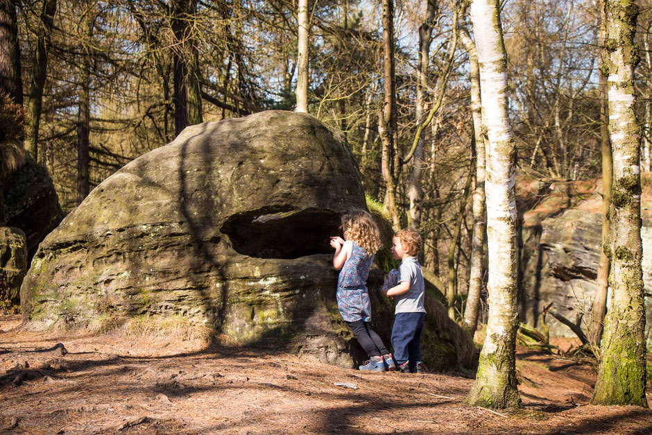 Tisa Walls in Bohemian Switzerland with Children