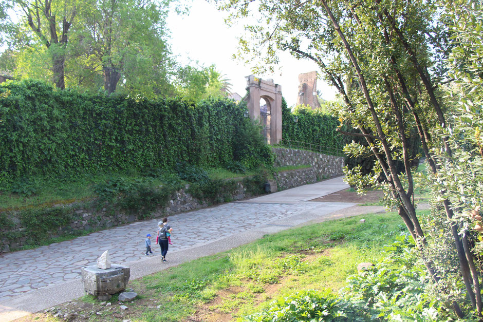 Palatine Hill Roman Forum With toddlers