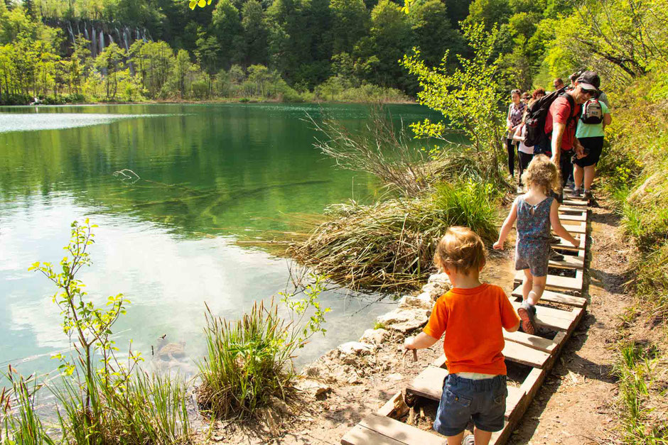 No Stroller at Plitvice Lakes National Park