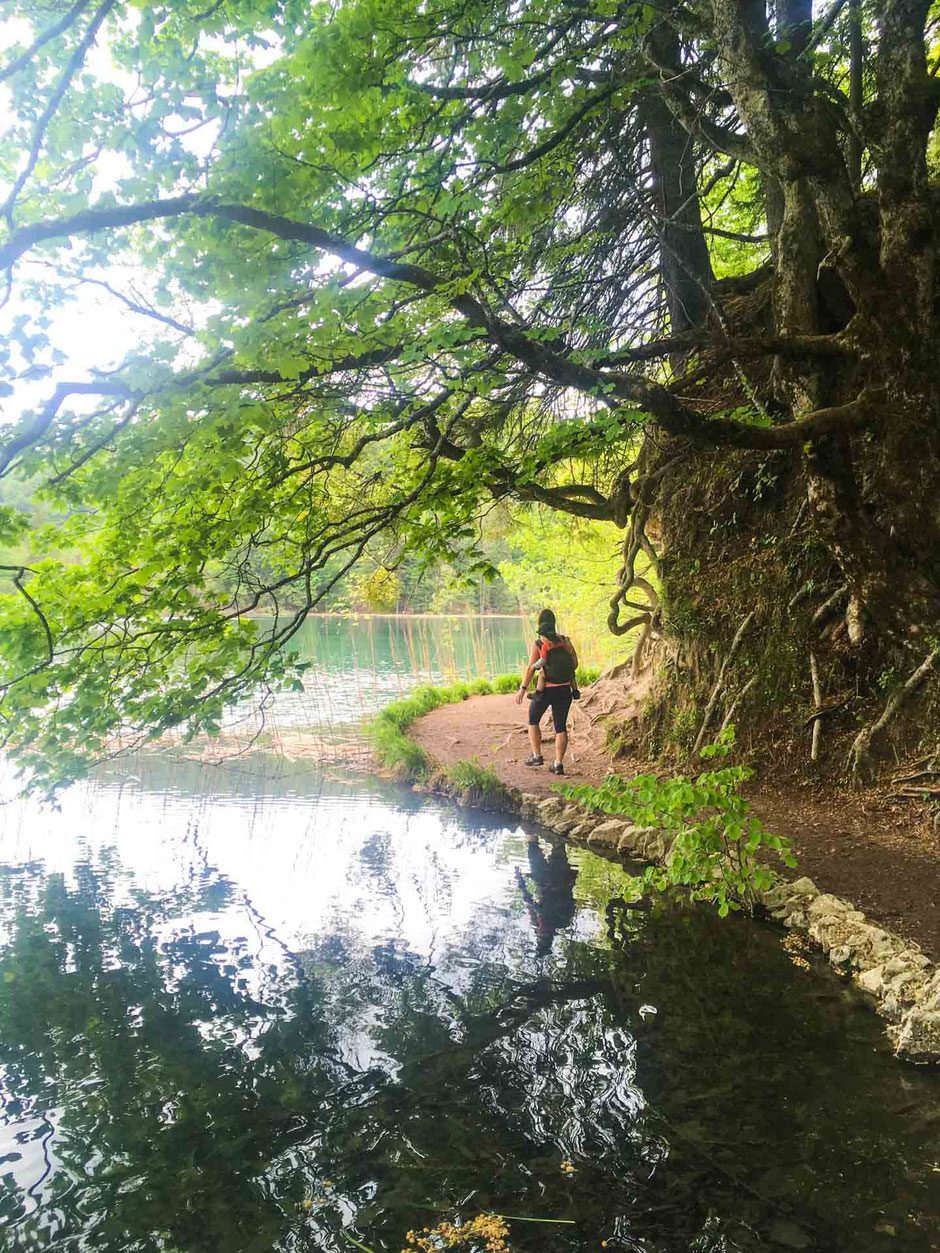 Hiking with Toddler at Plitvice Lakes National Park