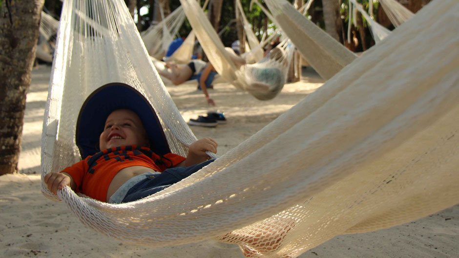 How to Have an Unparalleled Day at Xel-Ha, Mexico - Hammocks for a much needed break