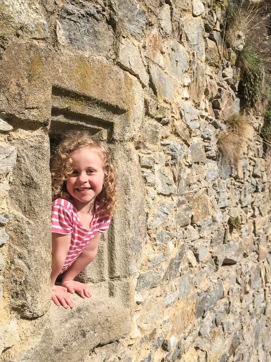 the ruined castle of Hrad Divci Kamen was our kids favorite thing to do in Cesky Krumlov