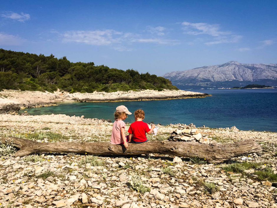 Peninsula Raznjic on Korcula Croatia with Kids