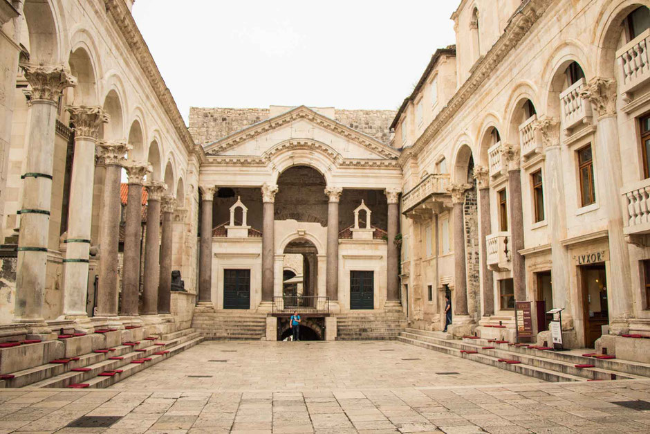 Diocletian's Palace Split Croatia with kids