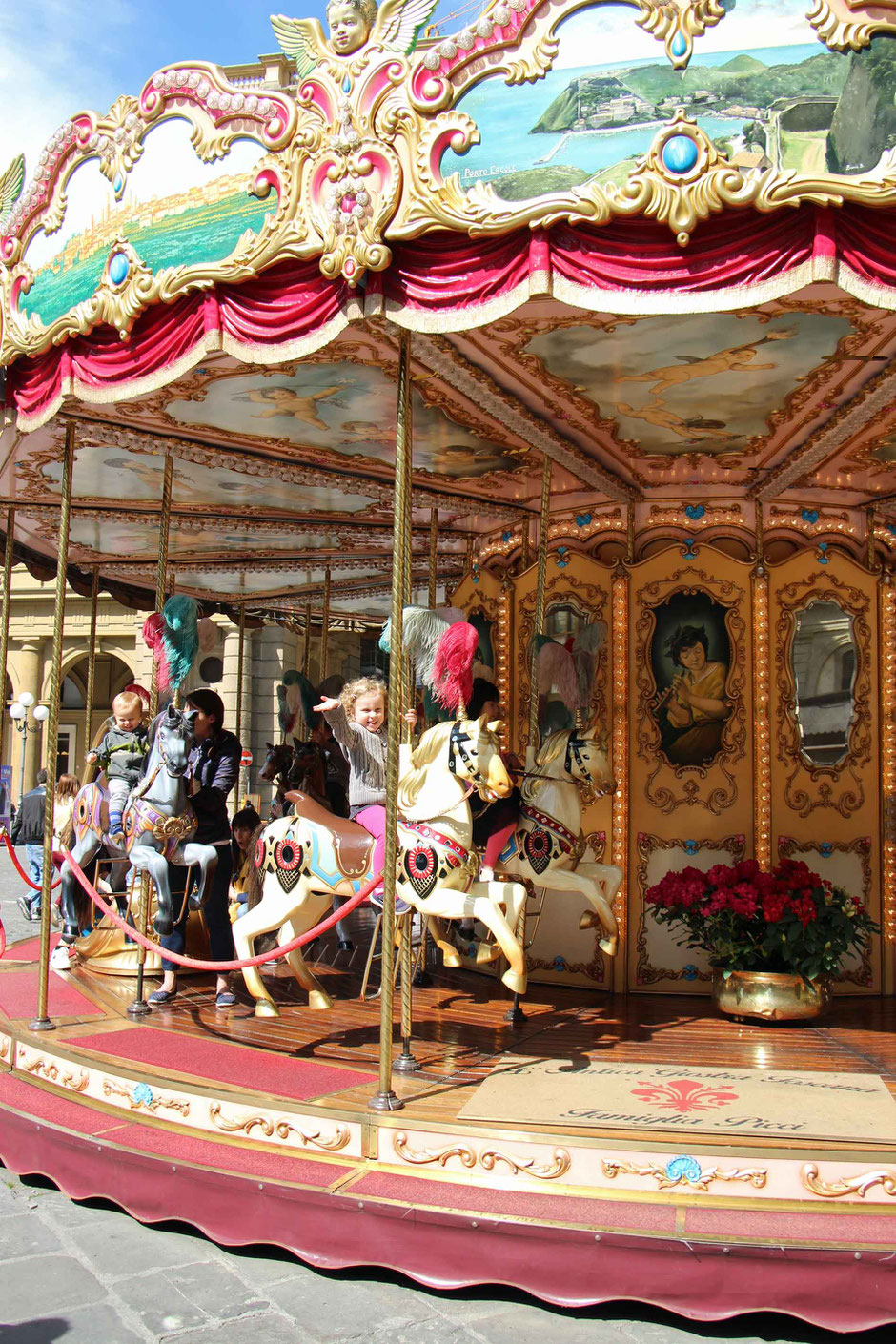 Carousel at Piazza della Repubblica Florence Italy