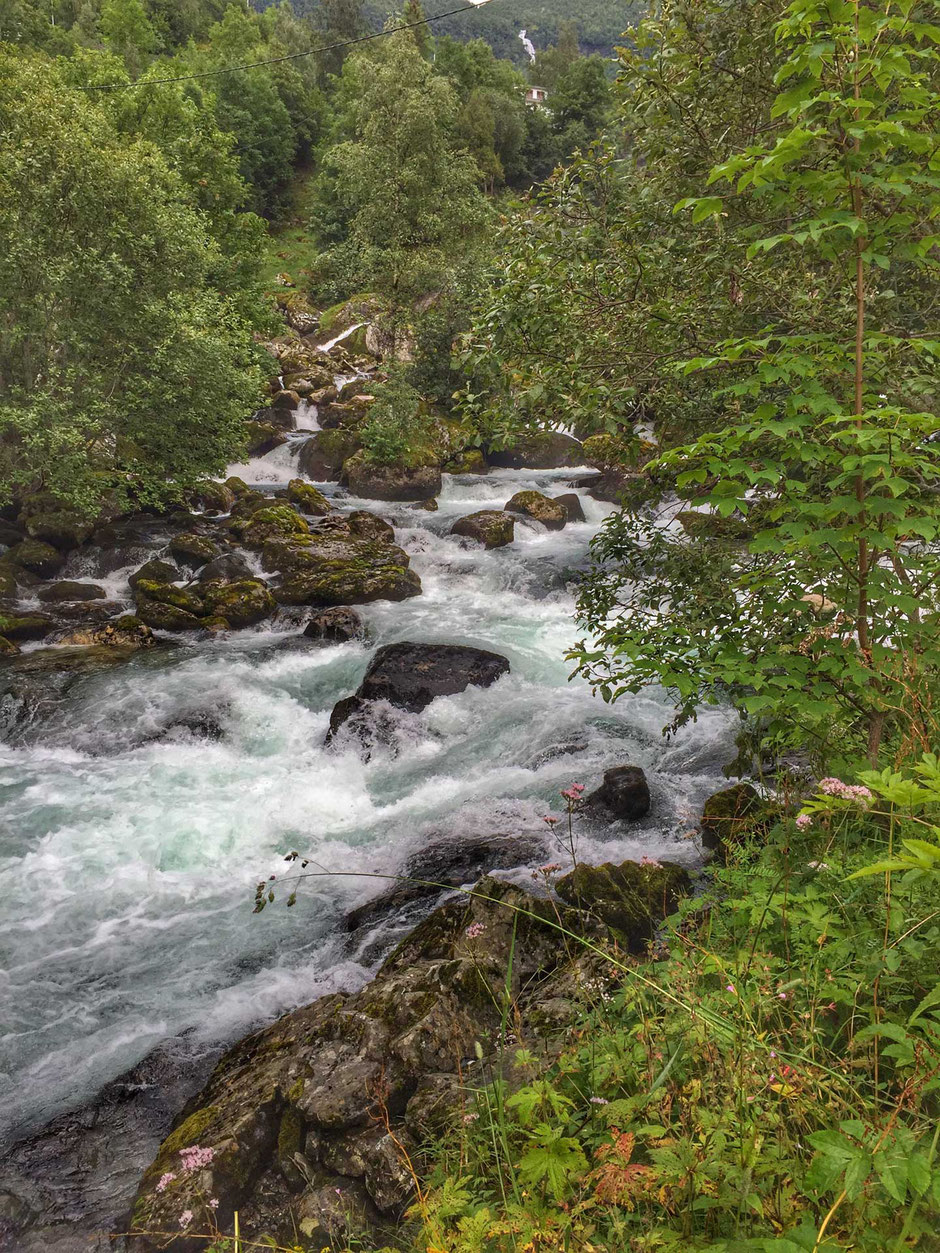 Waterfall in Geiranger Norway