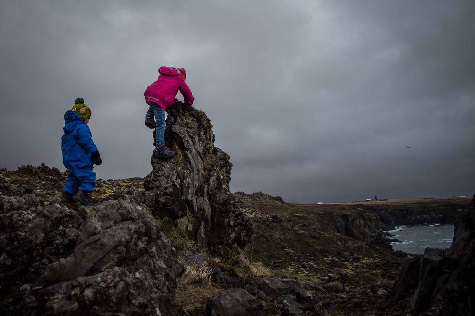 Snaefellsnes Peninsula Iceland with small kids