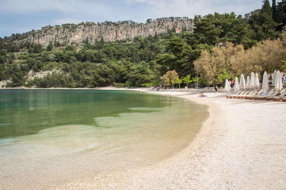 Kasjuni Beach in Split Croatia