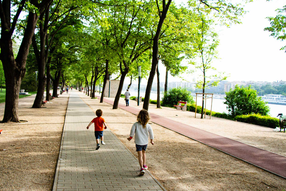 Margaret Island Budapest with children