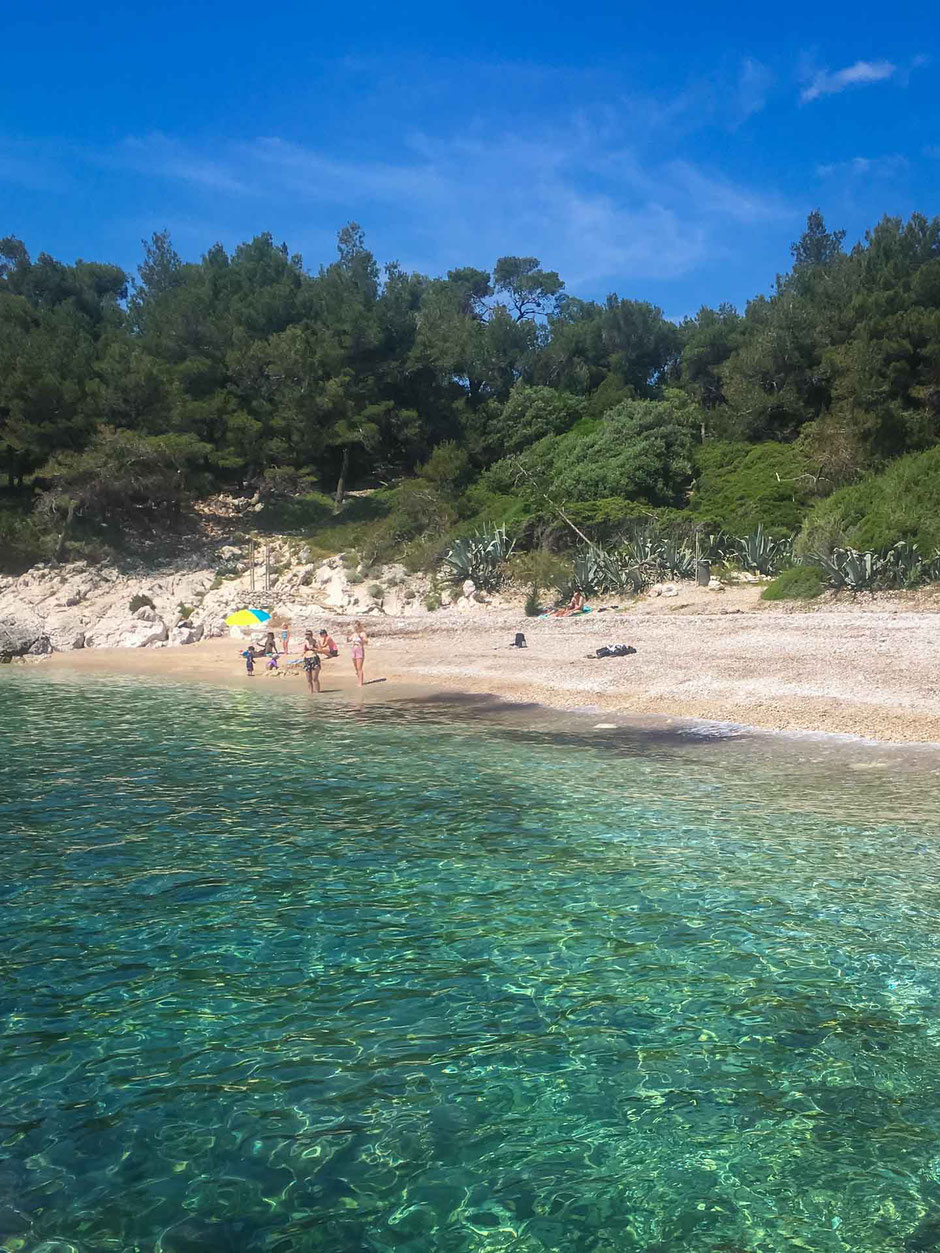 Beach Hvar Croatia with Kids