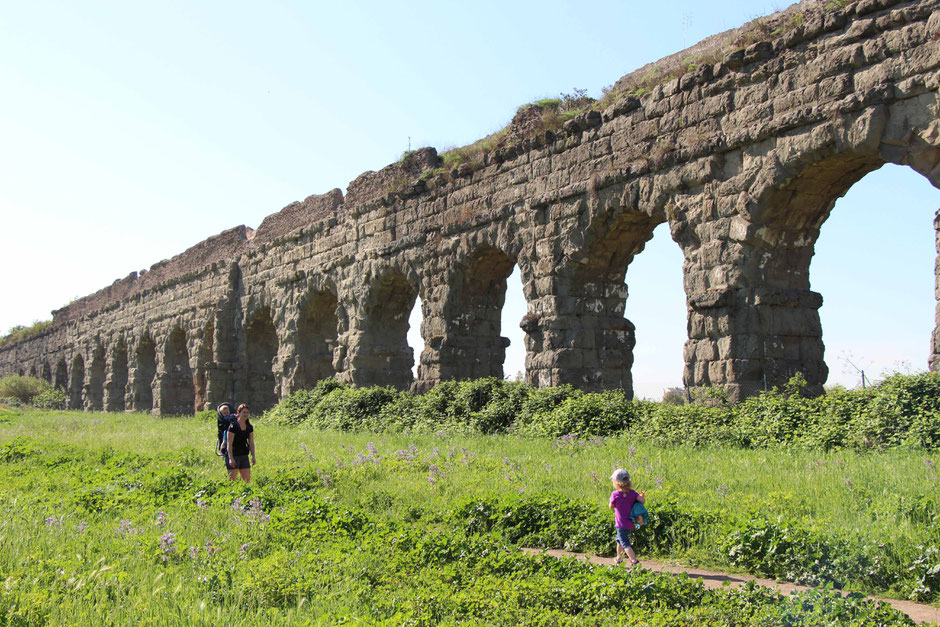 Aqueduct Park Rome Italy With Kids