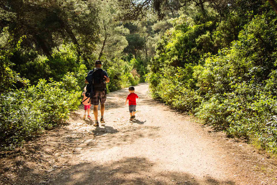 Hike to Peninsula Raznjic on Korcula, Croatia with Kids
