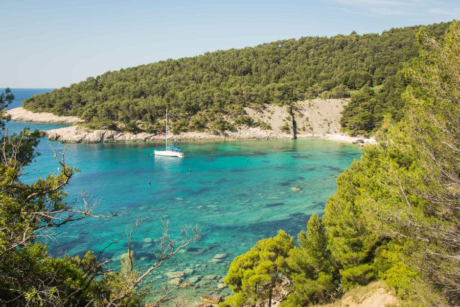 Beach on Hvar, Croatia