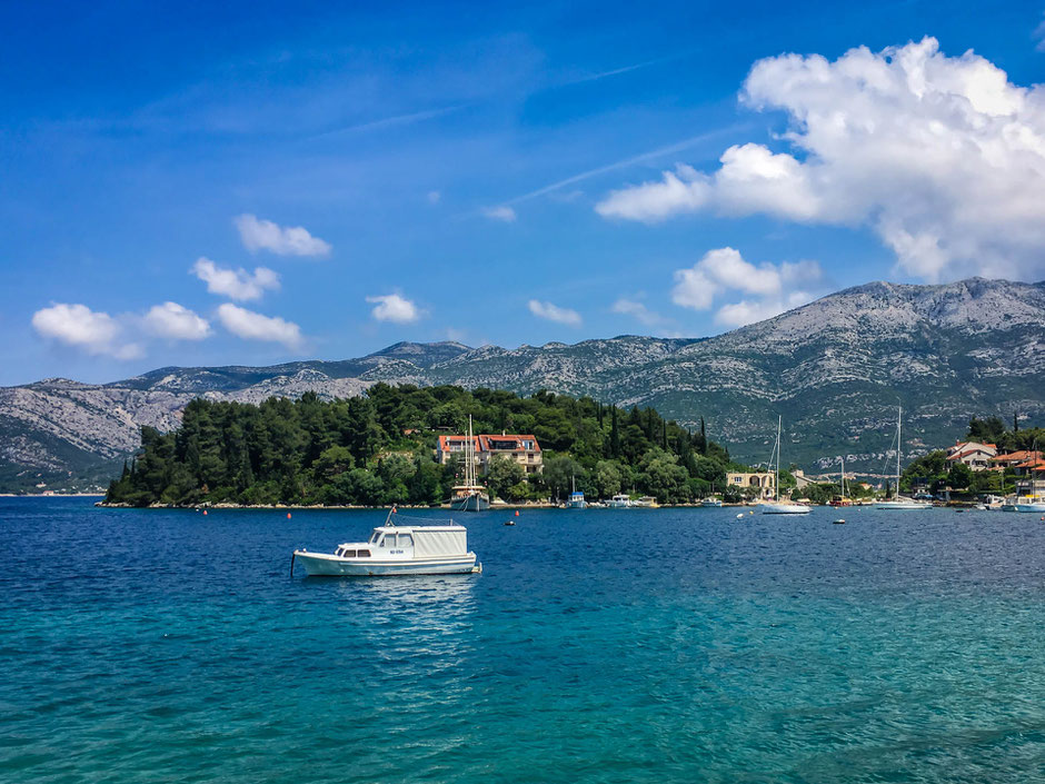 View on Korcula Island, Croatia