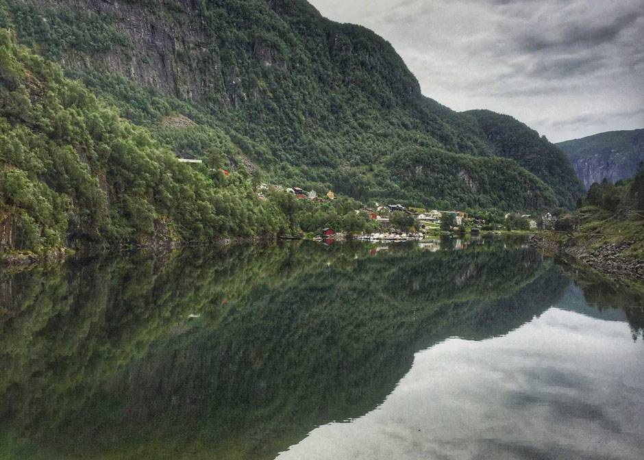 Scenery Bergen to Oslo on Bergen Railway in Norway
