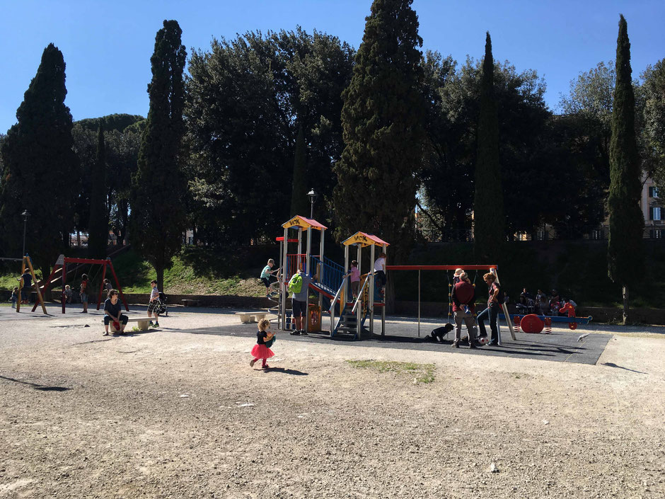 Rome Italy Playgrounds Children