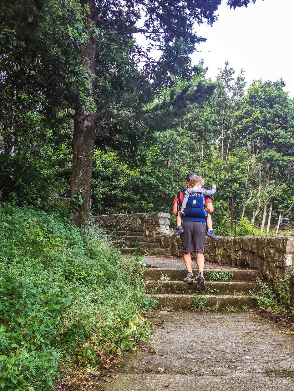 Hiking from Korcula Old Town with Kids
