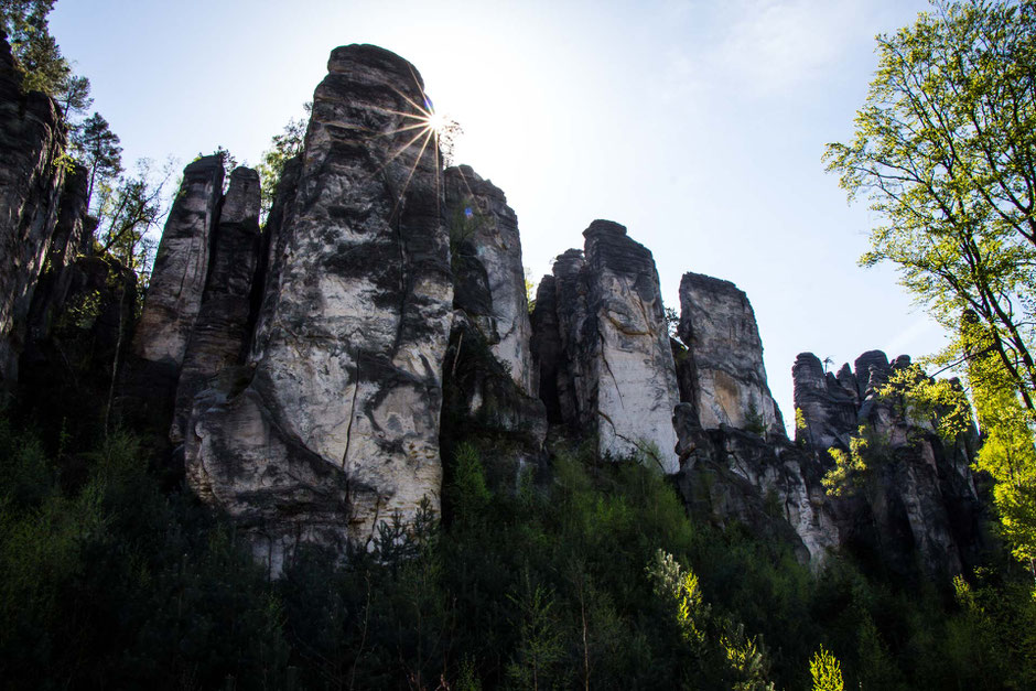 Prachov Rocks in Bohemian Paradise Czech Republic