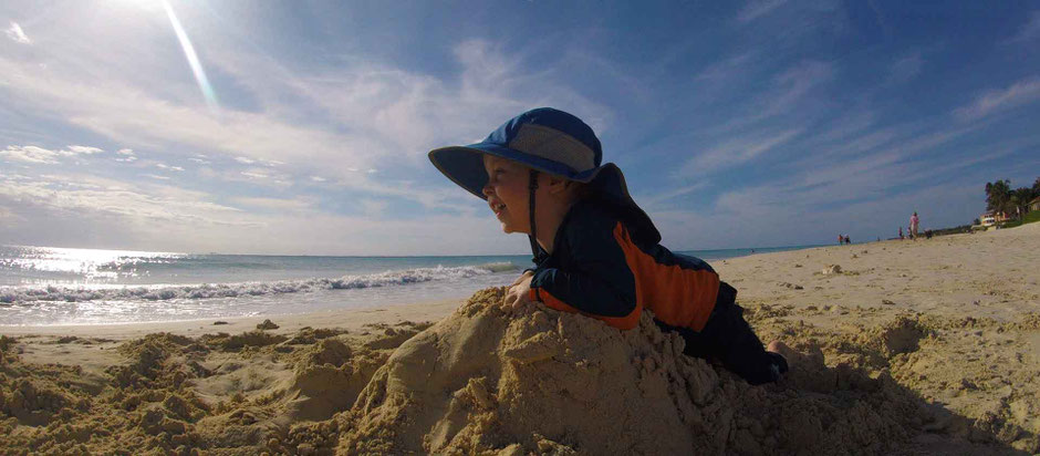 6 Best Public Family Beaches in Playa del Carmen - Off Resort - Playacar - great sand for playing in