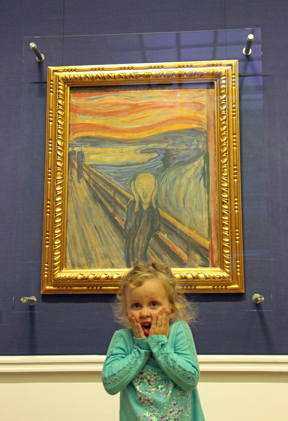 Scream painting at National Gallery Oslo Norway