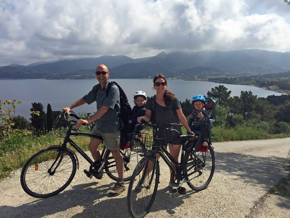 Biking on Elba with kids