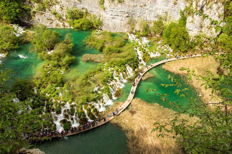 Plitvice Lakes Croatia with kids
