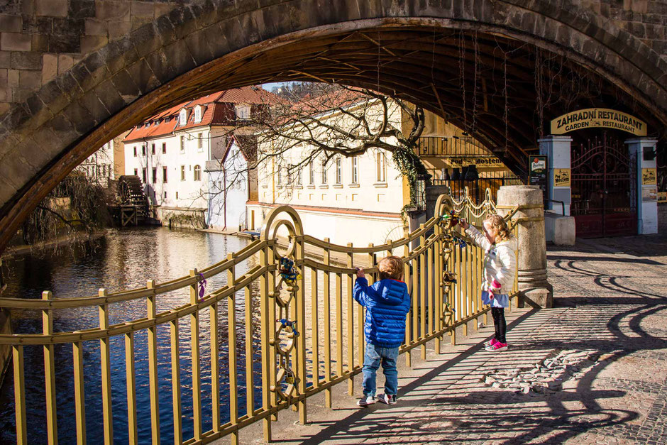 Kampa Island Prague with kids