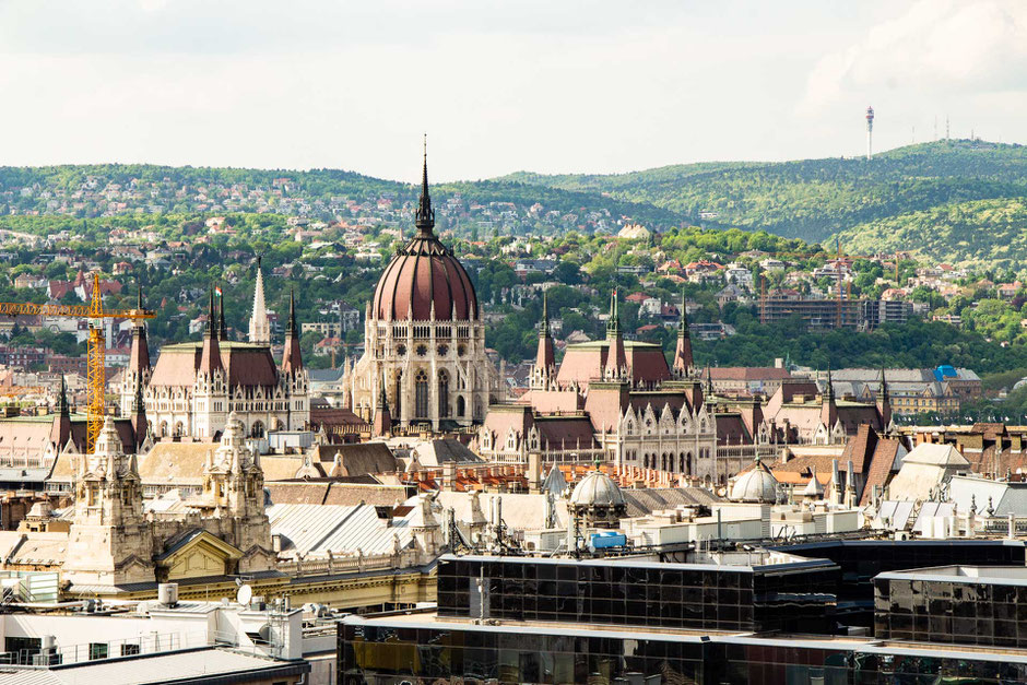 View from the bell tower in Budapest