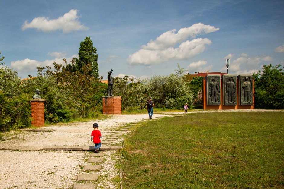 Memento Park Budapest with children