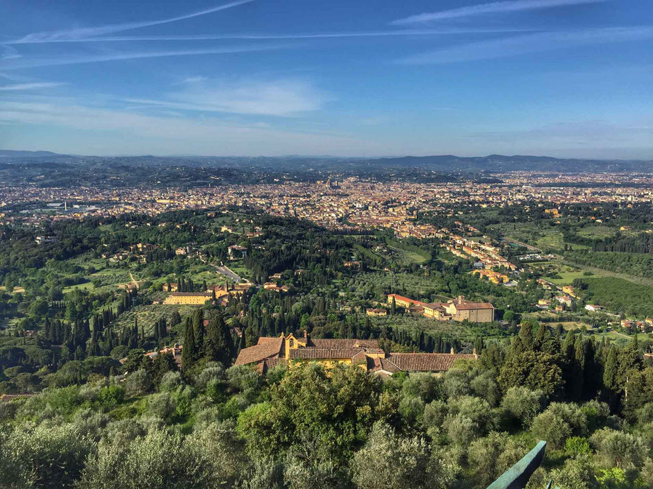 View of Florence Italy from Fiesole