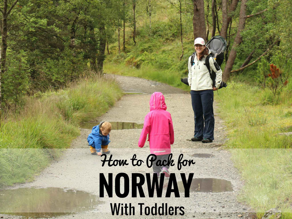 How to Pack for Norway with Toddlers