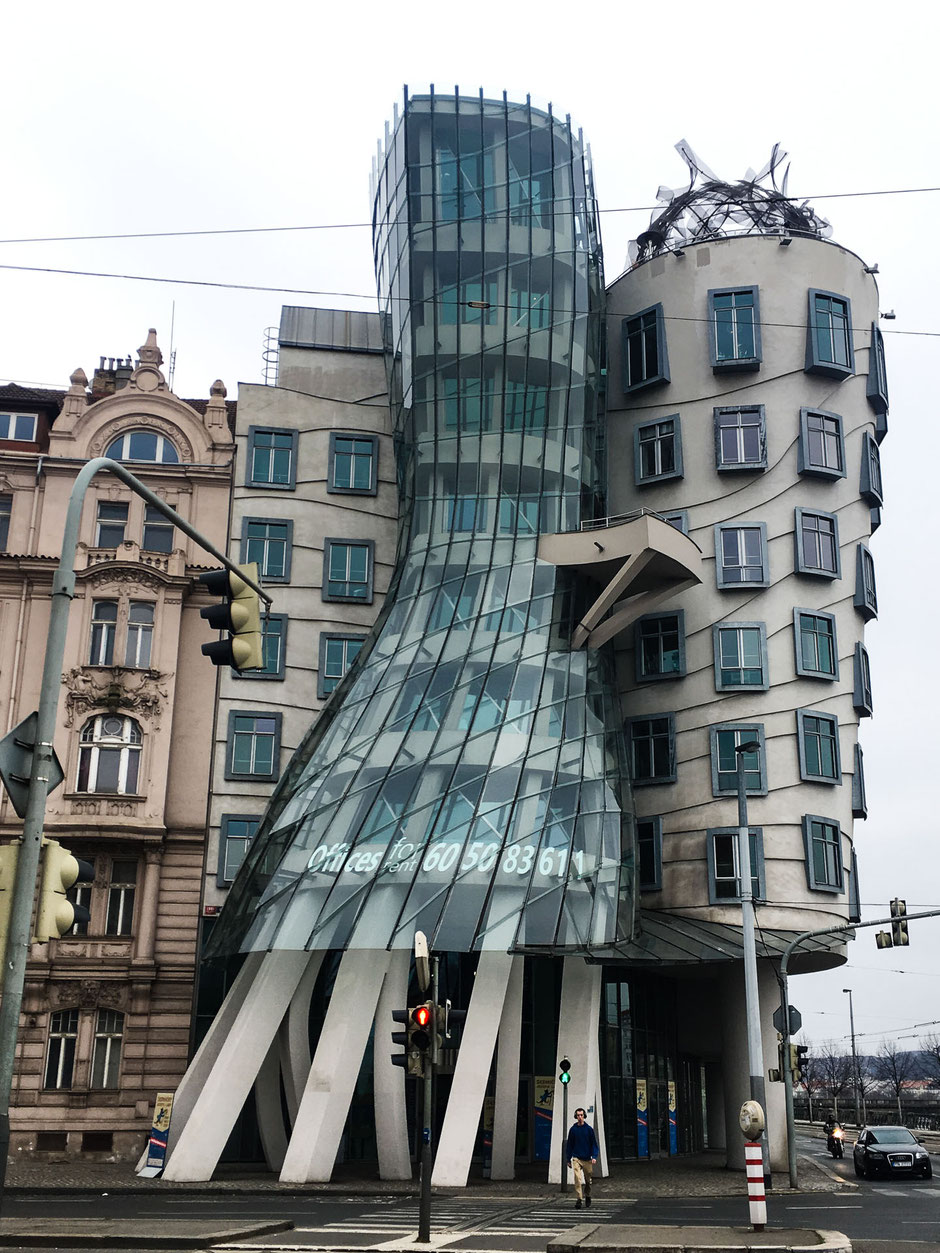 Dancing House on Resslova in Prague