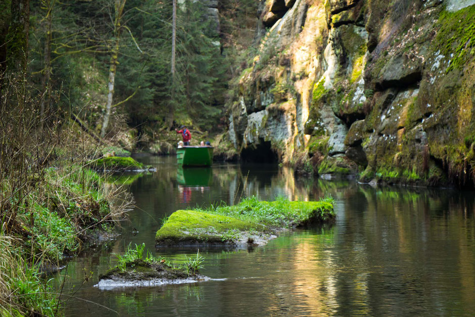 Edmond Gorge in Bohemian Switzerland with children